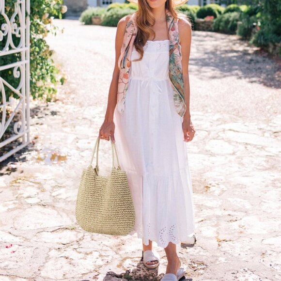 Large Straw Beach Bag for Women Woven Summer Handbag Shoulder Purse - Picture 6 of 7